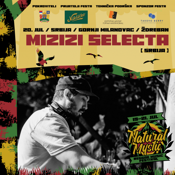 Mizizi Selekta na Natural Mystic Reggae Festivalu