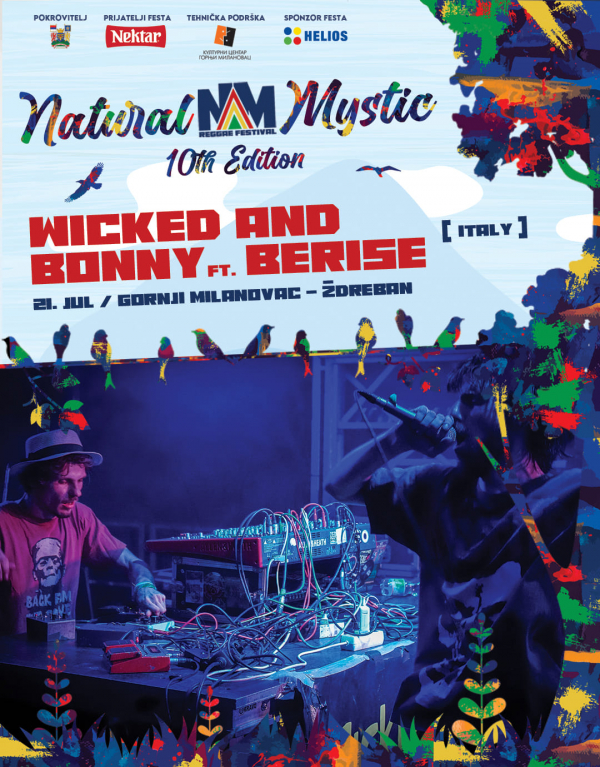 Wicked and Bonny ft. MC Berise dolaze na Natural Mystic festival