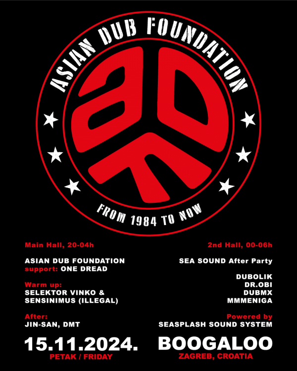 Sea Sound After Party poslije koncerta Asian Dub Foundationa u Zagrebu