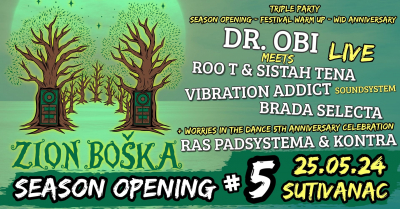 Dr. Obi meets Roo T i Sistah Tena na otvaranju Zion Boška sezone