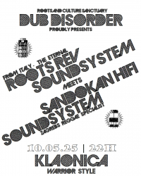 Talijanski Roots Rev sound system dolazi u Staru Klaonicu