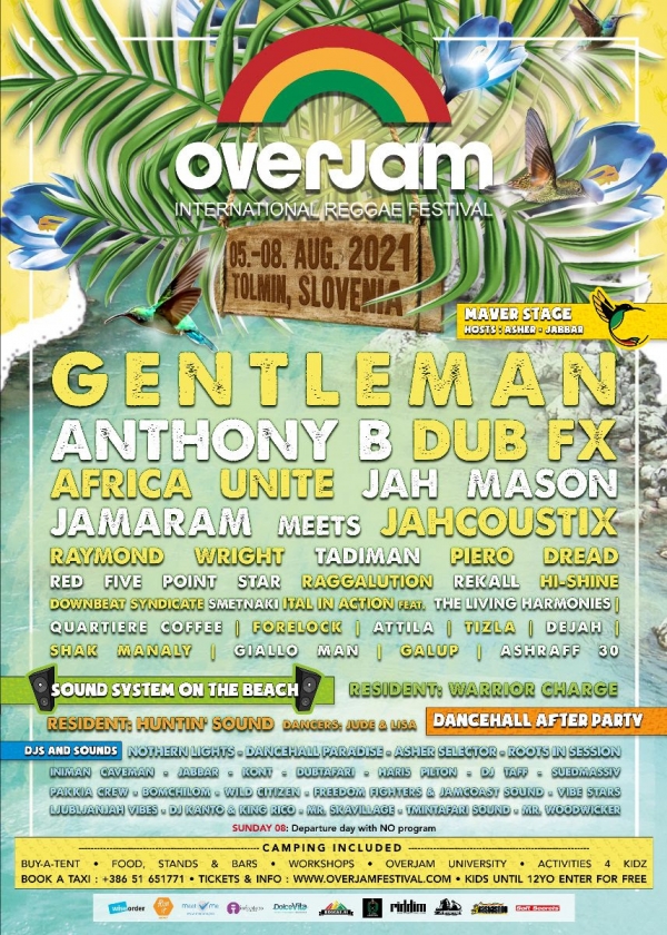OverJam Festival 2021. kompletirao program