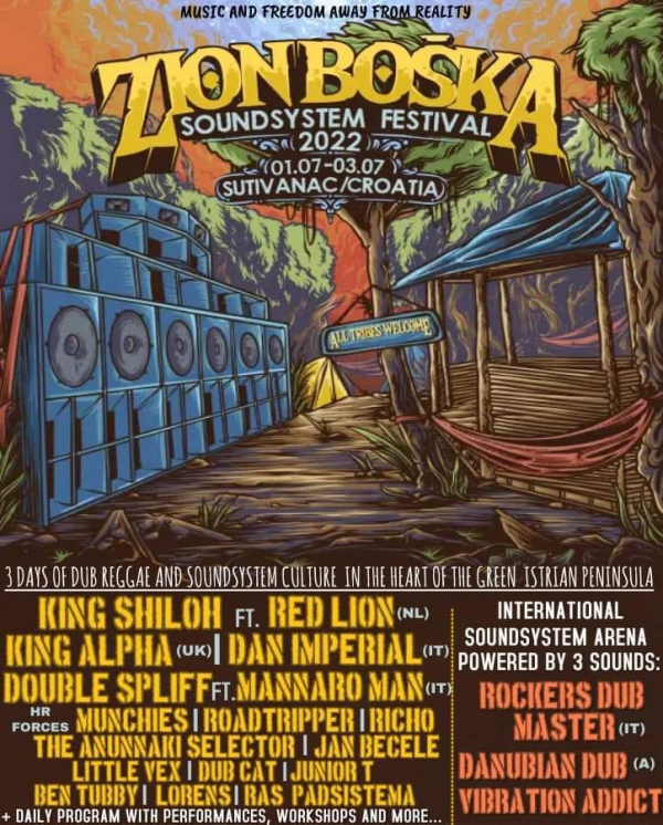 King Shiloh i King Alpha Sound System dolaze na Zion Boška festival