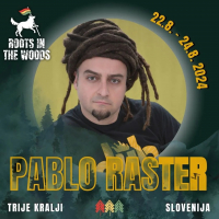 Pablo Raster na na Roots In The Woods Festivalu