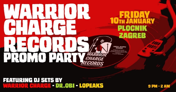 Warrior Charge Records promo tulum u Pločniku