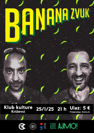 Banana Zvuk dolazi u križevački Klub kulture