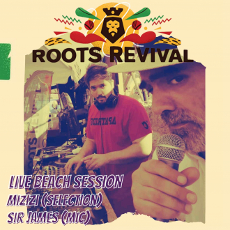 DJ Mizizi &amp; Sir James live beach session na Roots Revival Reggae Festivalu