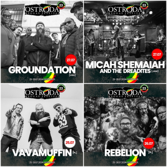 Groundation i Micah Shemaiah na poljskom Ostróda Reggae Festivalu