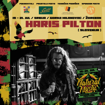 Haris Pilton na Natural Mystic Reggae Festivalu