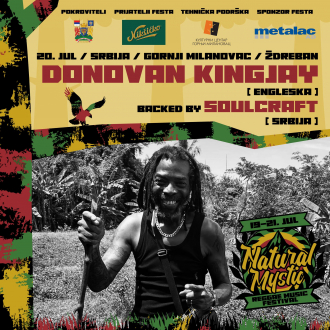 Donovan Kingjay &amp; Soulcraft Rockers na Natural Mystic Reggae Music Festivalu