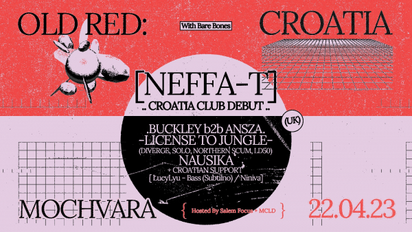 Old Red Croatia party u Močvari, dolazi Neffa-T