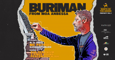 Buriman (Moa Anbessa) dolazi na warm up party Roots in the Woods festivala