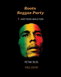 Roots reggae party u Jiggy Baru