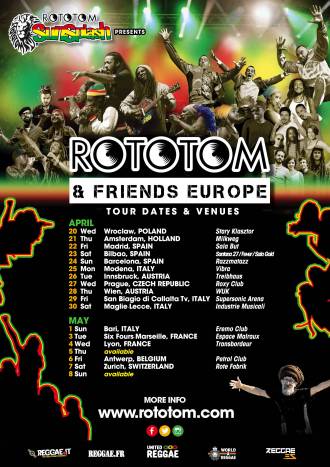 Rototom &amp; Friends Europe Tour počinje u Poljskoj