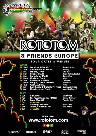 Rototom &amp; Friends Europe Tour počinje u Poljskoj