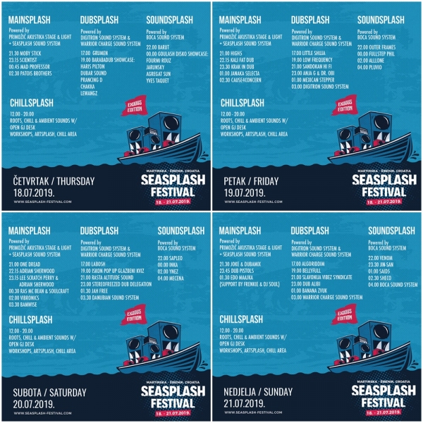 Stigla satnica 17. Seasplash festivala