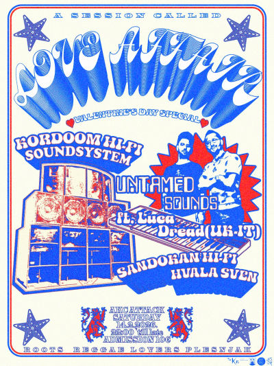 Love Affair - A Valentine's Day Special: u Zagreb dolaze Untamed Sounds &amp; Luca Dread