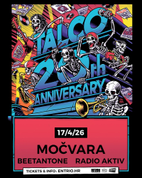 Ska-punk fe&scaron;ta u Močvari: nastupaju Talco, BeetanTone i Radio Aktiv