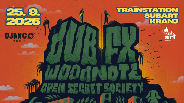 Dub FX &amp; Woodnote stižu u Kranj
