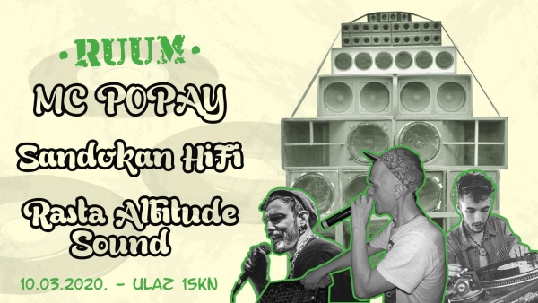 Reggae utorak: MC Popay, Sandokan HiFi, Rasta Altitude Sound