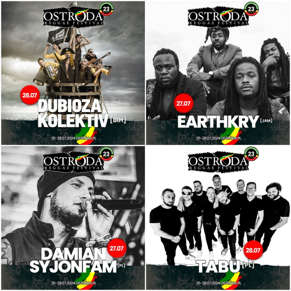 Dubioza Kolektiv i Earthkry na poljskom Ostróda Reggae Festivalu