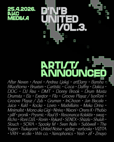Objavljen popis izvođača za ovogodi&scaron;nji D'n'B United