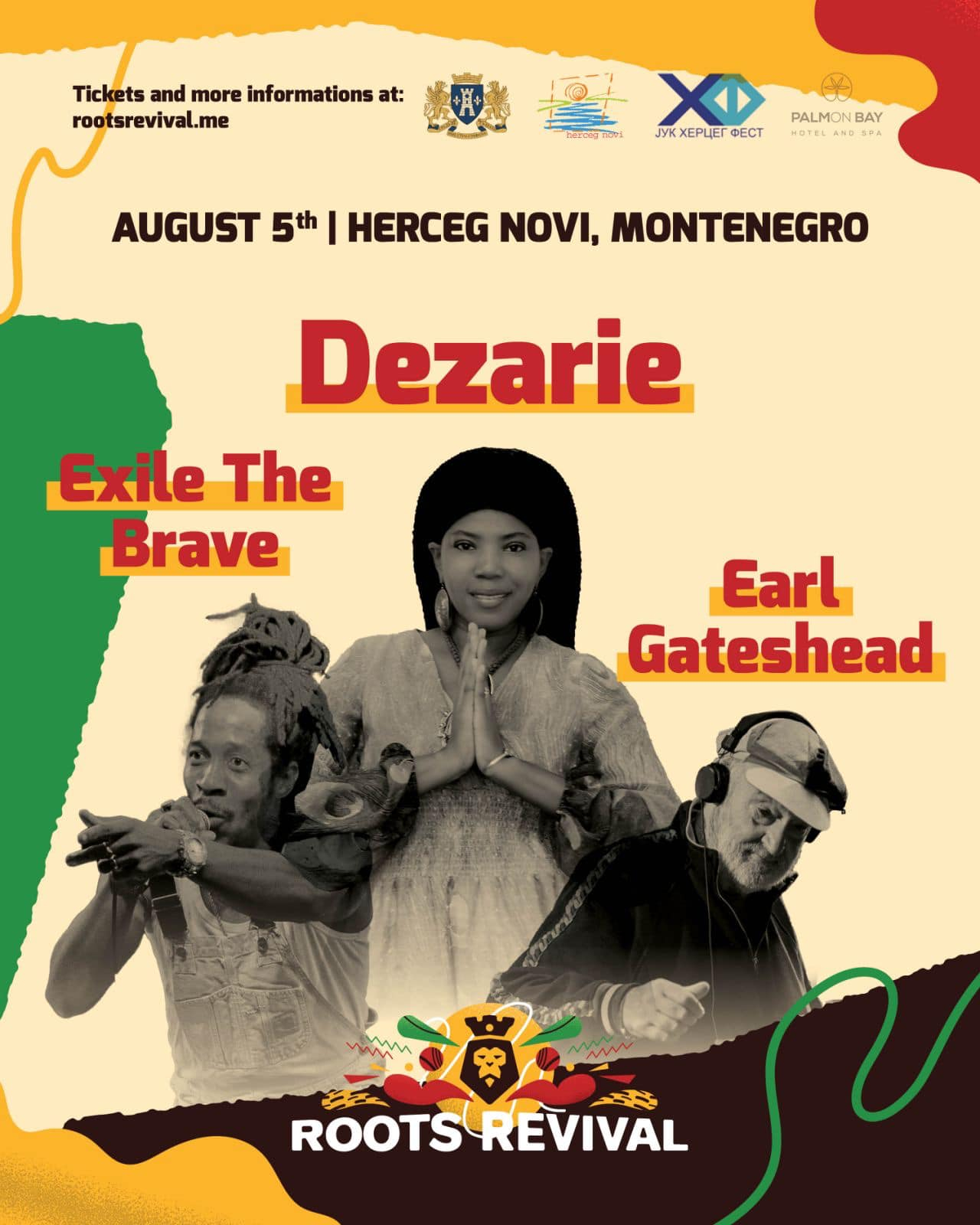 Dezarie i Exile The Brave dolaze na Roots Revival Reggae Festival